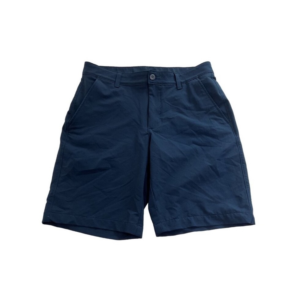 Under Armour Navy Blue Flat Front Shorts